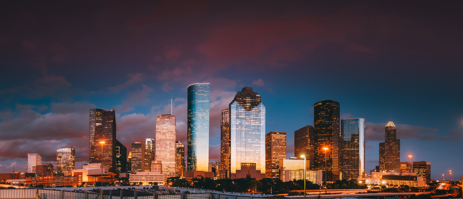 Gulf Equities — Houston-area real estate portfolio (Houston skyline)
